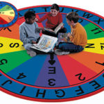 1404 Compass classroom rugs,educational rugs,kids rugs