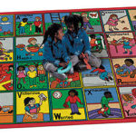 1408 ABC Feelings classroom rugs,educational rugs,kids rugs
