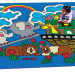 1409 Noahs Ark classroom rugs,educational rugs,kids rugs