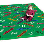 1418 Crayons classroom rugs,educational rugs,kids rugs