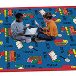 1419 Bookworm classroom rugs,educational rugs,kids rugs