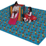 1420 Bears and Balloons classroom rugs,educational rugs,kids rugs