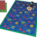 1451 Bee Attitudes classroom rugs,educational rugs,kids rugs