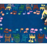 Musical Chairs classroom rugs,educational rugs,kids rugs