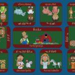 Signs on the farm classroom rugs,educational rugs,kids rugs
