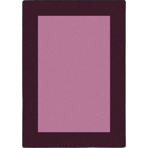 A purple rectangle rug